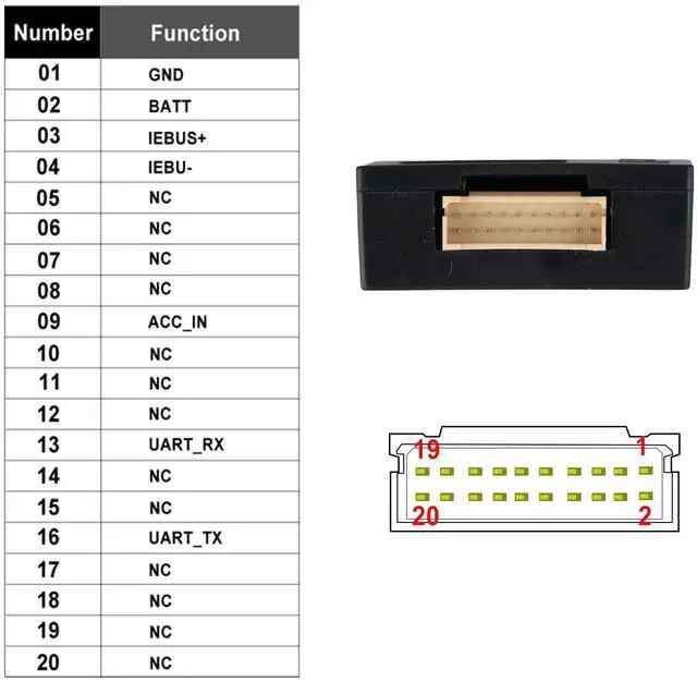 Alt view image 3 of 5 - for Toyota Power Cord/Protocol Box for Car Radio JBL Wiring Harness 16 Pin Adapter Compatible with Toyota Avalon Camry Corolla RAV4 Highlander C-HR Prado Sienna Canbus Steering Wheel Control