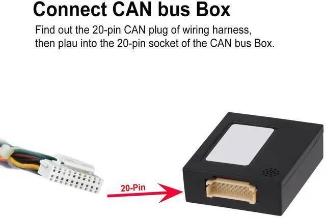 Alt view image 4 of 5 - for Toyota Power Cord/Protocol Box for Car Radio JBL Wiring Harness 16 Pin Adapter Compatible with Toyota Avalon Camry Corolla RAV4 Highlander C-HR Prado Sienna Canbus Steering Wheel Control