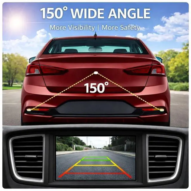 Alt view image 5 of 5 - Car Rear View Backup Camera Replacement for Hyundai Elantra 2019 2020 Rear View Safety Parking Assist Replace# 99240-F2000 99240F2000