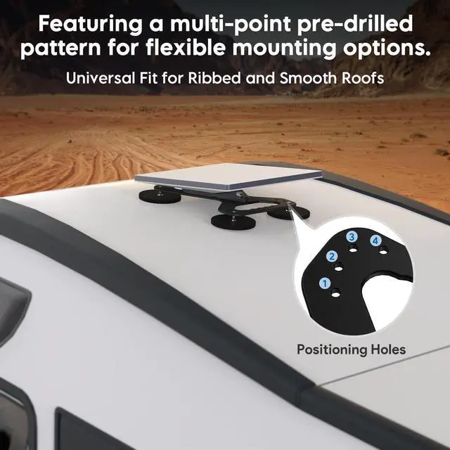 Alt view image 3 of 5 - Starlink Mini Magnetic Mount, Aluminum Starlink Mini Mount with 320Ibs Heavy Duty Magnet Bases, Quick Release & Lockable Mounting Kit, Premium Starlink Mini Accessories for RV, Car, Boat, Truck & More