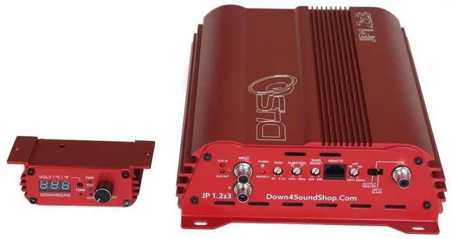 Alt view image 2 of 3 - DOWN4SOUND JP1.2Z3 RED ^^ 1200W RMS - 4 2 1 Any-OHM Amplifier