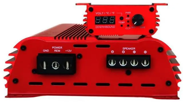 Alt view image 3 of 3 - DOWN4SOUND JP1.2Z3 RED ^^ 1200W RMS - 4 2 1 Any-OHM Amplifier