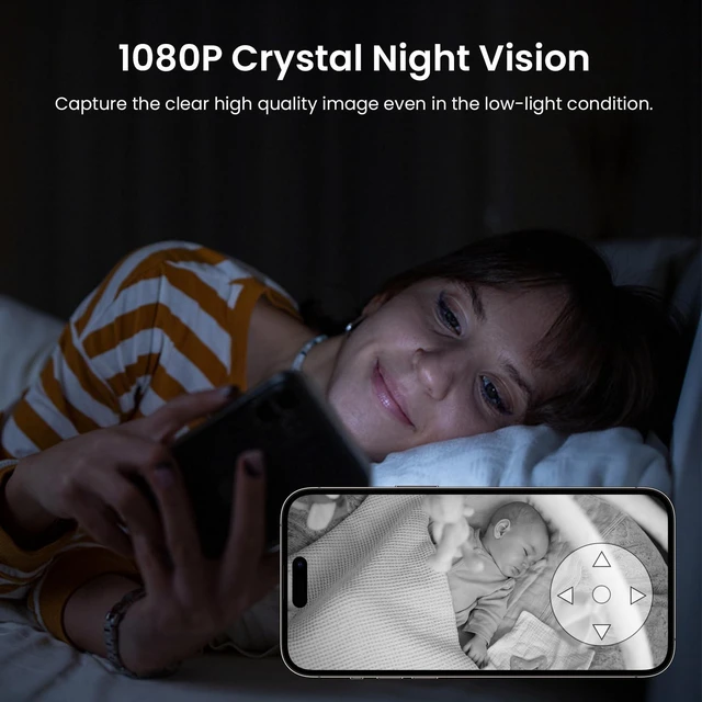 Alt view image 3 of 5 - Home Security Cameras, Alexa Camera for Baby/Elderly/Dog/Cat Monitoring