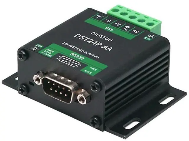 Alt view image 3 of 5 - diustou SP3232 SP3485 Chip RS232 to RS485 Serial Module Isolated Converter 2Mbps High Speed Aluminum Housing DB9 Interface to Terminal