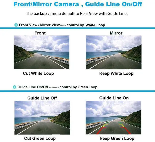 Alt view image 4 of 5 - GLK License Plate Backup Camera HD Front Rear View Reverse Camera with 7 LED Night Vision 170 Degree Viewing Angle, Waterproof, for Cars