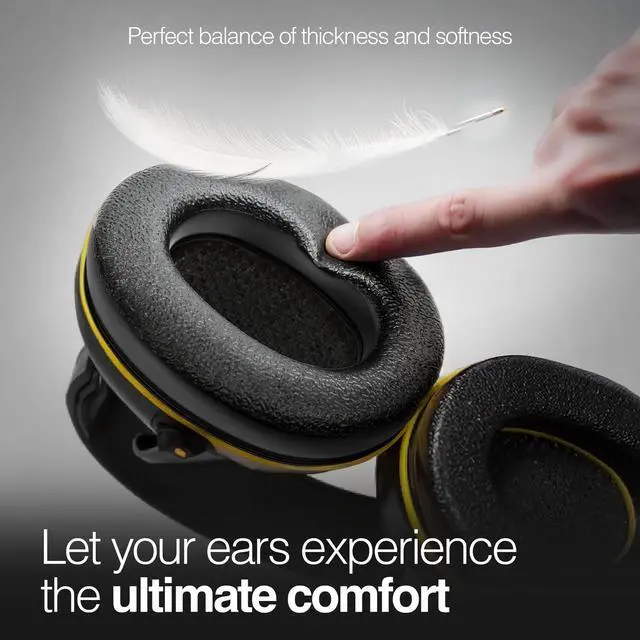 Alt view image 2 of 5 - for 3M WorkTunes Replacement Ear Pads Headphones Connect Hearing Protection with Noise Cancelling Radio Ear Muffs AM/FM Bluetooth Headset Protective Earmuffs Shooting Ear Protection Mowing (Pack 6)