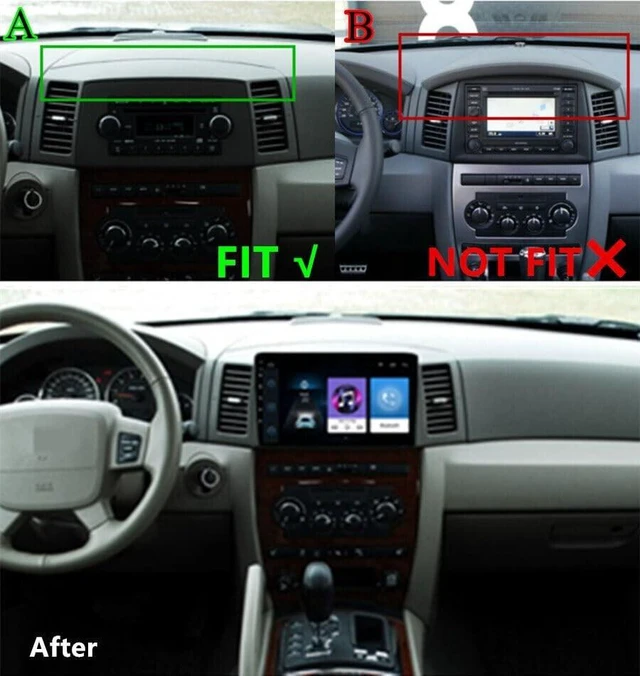 Alt view image 2 of 5 - Car Stereo Radio for Jeep Grand Cherokee 2004 2005 2006 2007