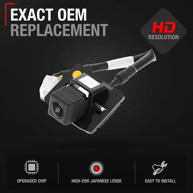 Alt view image 2 of 5 - Rear View Backup Camera, Reverse Park Assist - Compatible with 2014-2015 Honda Civic Hybrid, 2014-2015 Honda Civic Sedan - OEM 39530TR3A11, HO1960109