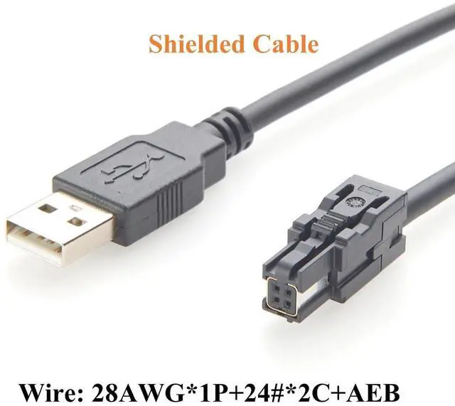 Alt view image 5 of 5 - HSC to USB Extension Cable USB 2.0 Male to HSC 4 Pin A Code Female Automotive Diagnostic High-Speed Connector Cable for ECU Programming, Vehicle Data Logging, ADAS, Camera Modules(1M/3.28FT)