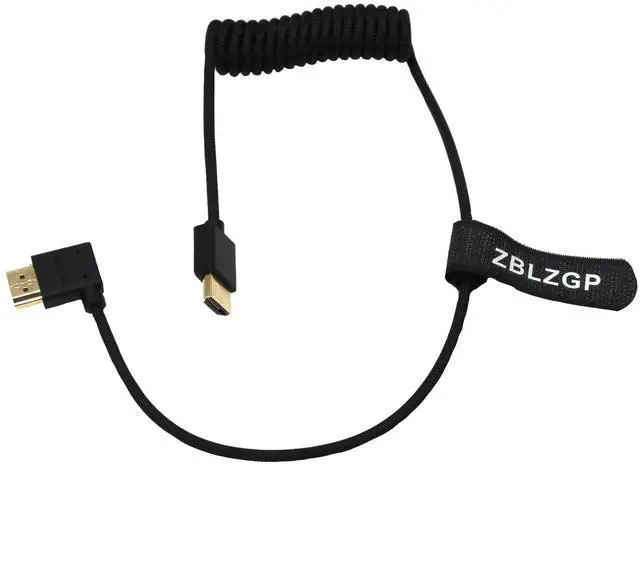 Alt view image 2 of 4 - ZBLZGP HDMI 2.1 Braided Cable, 48Gbps High Speed, 8K@60Hz 4K@120Hz HDR Video Cord, Compatible with Blackmagic BMPCC 4K 6K, DJI Ronin RS2 Gimbal, Projector, Game Monitor
