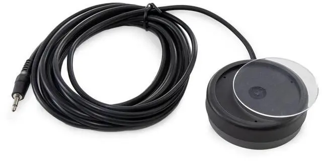 Alt view image 3 of 3 - X-keys One Button Switch Wired to 3.5mm Plug (2.5, Transparent)