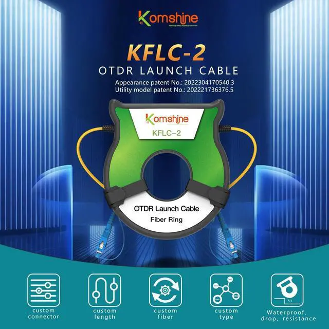 Alt view image 2 of 5 - KOMSHINE FTTH OTDR Launch Cable Box SingleMode SM G652D Fiber Cable 9/125um Dead Zone Eliminator OTDR Patch Cord Fiber Ring 200M (SC/APC-SC/APC)