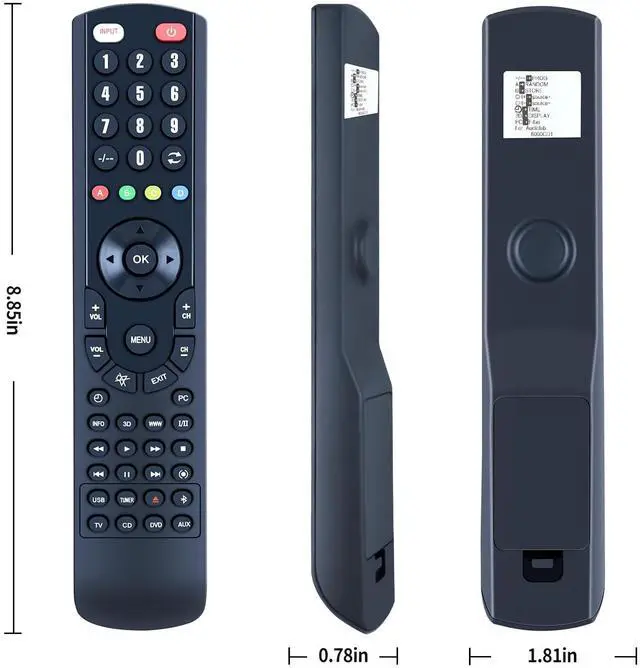 Alt view image 5 of 5 - ZWP Replacement Remote Control fit for Audiolab 6000CDT Dedicated CD Transport