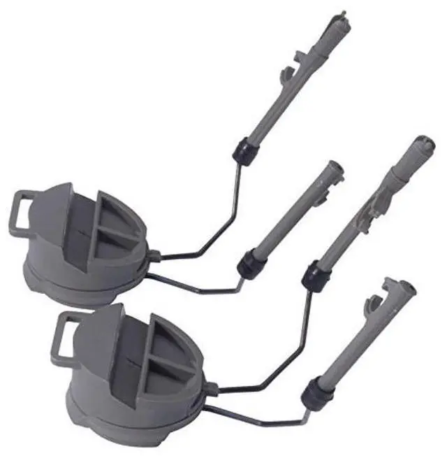 Main image of DLP Tactical Helmet ARC Rail Adaptor Set Compatible with 3M Peltor ComTac Headsets Fits Fast ACH MICH Crye AirFrame Helmets Rotating Mount Earmuff Adapter No Mods - Foliage Green
