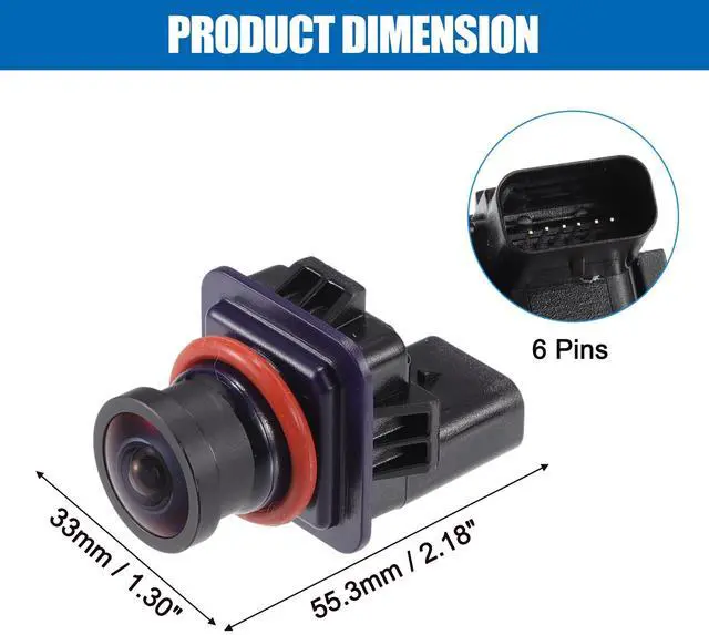 Alt view image 5 of 5 - ACROPIX Car Rear View Back Up Camera Wide Angle Park Assist Reverse Camera Fit for Ford Taurus 2010 2011 2012 No.AG1Z19G490D - Pack of 1