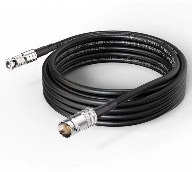 Main image of Superbat BNC Female to HDBNC Male Cable 75 Ohm Belden 1855A Micro SDI to SDI Cable,3G/6G/12G-SDI Support, for Blackmagic Video Assist Monitor Cameras Video Switchers (10ft,1-Pack)