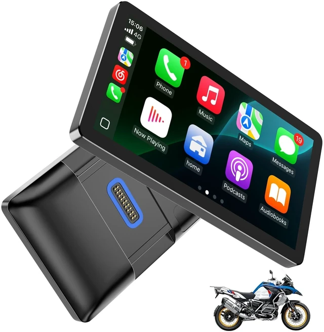 Main image of Tenbaba 6.5" Wireless Motorcycle CarPlay Screen for BMW R1200GS R1250GS