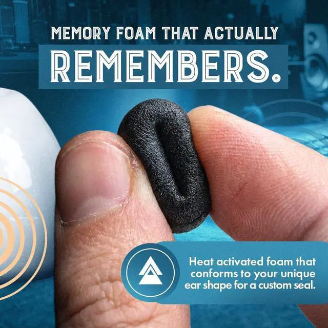 Alt view image 2 of 4 - Dekoni Audio Memory Foam Ear Tips for Airpods Pro 3, 3 Pack ^^ Ear Tip Replacement Complies with Apple Airpod Pro Gen 3 ^^ Secure Fit, Enhanced Noise Isolation, All-Day Comfort (Extra Large)