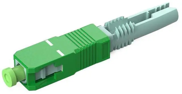 Alt view image 5 of 5 - KOMSHINE SC A PC Quick Assembly Connector 100Pcs Fiber Optic Cable Adapter Embedded Quick Fast Connector Low Insertion Loss+Optic Fiber Length Regulator