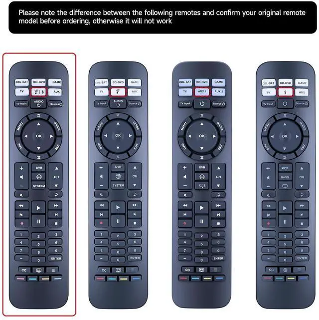 Alt view image 2 of 5 - PZL New Replacement Remote Control for Bose URC-15s CineMate 520, 220, 130 & 120 SoundTouch