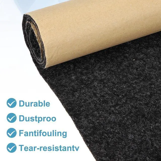 Alt view image 4 of 5 - MECCANIXITY 59"x39" Speaker Box Carpet Fabric with Adhesive Back, Gray Car Trunk Under Felt Carpet Liner Interior Cover Roll Carpeting for Sub Box, Auto, RV, Boat, Marine, Door Liner