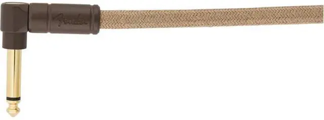 Alt view image 3 of 5 - Fender Festival 18.6FT STR/ANG Hemp Instrument Cable (Natural) in 2-Pack