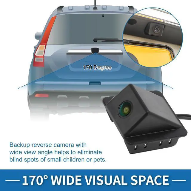 Alt view image 3 of 5 - RATCHROLL Rear View Camera for Chevrolet for Chevy Traverse 2013-2017 V6 3.6L Park Assist Backup Reverse Camera Replace No.23135306/22900993/GM1960127