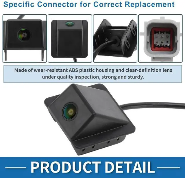 Alt view image 4 of 5 - RATCHROLL Rear View Camera for Chevrolet for Chevy Traverse 2013-2017 V6 3.6L Park Assist Backup Reverse Camera Replace No.23135306/22900993/GM1960127