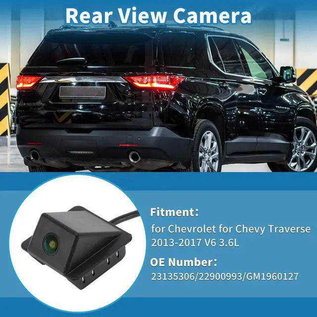 Alt view image 2 of 5 - RATCHROLL Rear View Camera for Chevrolet for Chevy Traverse 2013-2017 V6 3.6L Park Assist Backup Reverse Camera Replace No.23135306/22900993/GM1960127