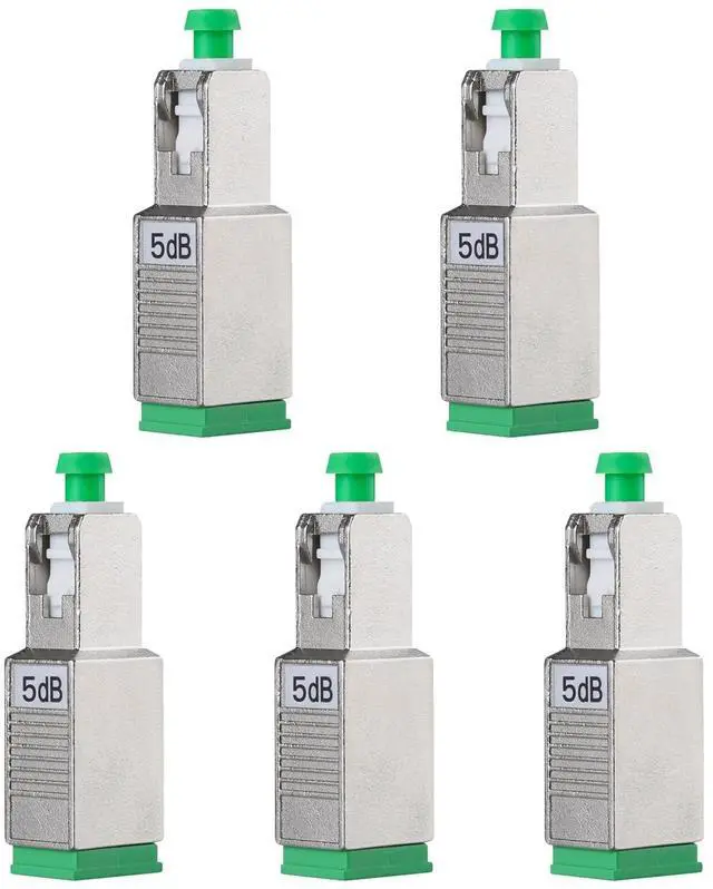 Main image of fyboptwu - 5pcs 5dB SC-APC Fiber Optic Attenuator Fiber Signal Attenuation Converter SC-APC Male to SC-APC Female Inserts Adapters Connector