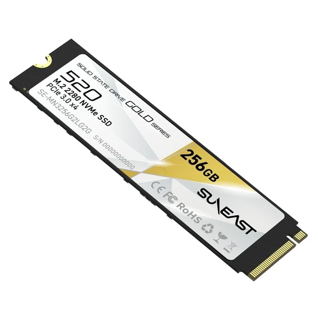 Alt view image 2 of 5 - SUNEAST 256GB M.2 2280 PCIe 3.0 NVMe Gen3x4 SSD