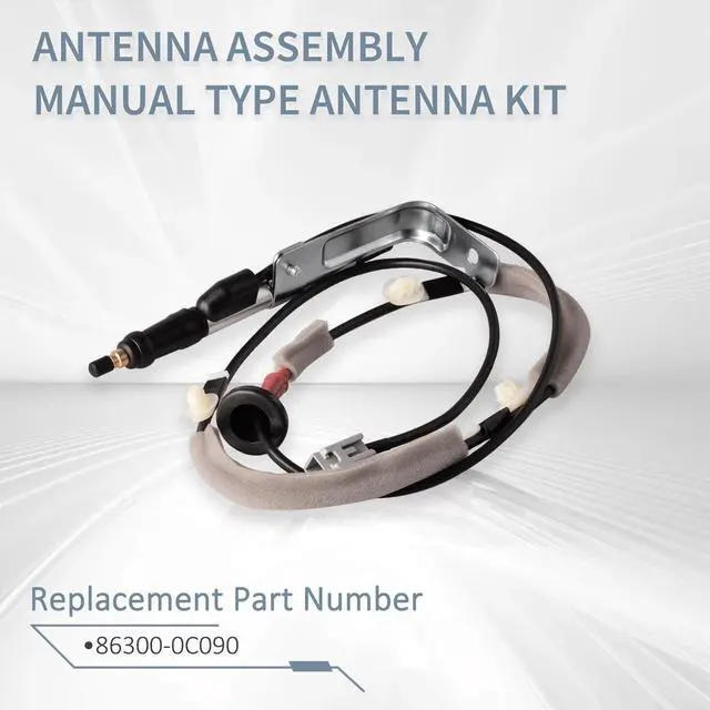 Alt view image 3 of 5 - Predep Replacement Antenna Base Compatible with 2014-2020 Toyota Tundra, Antenna Assembly w/Holder Replace 86300-0C090