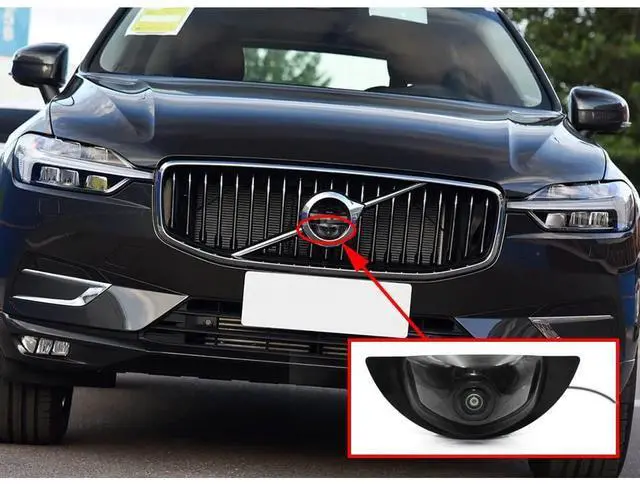 Alt view image 2 of 5 - Vlicevrn HD Car Front Logo Mark Camera Rear View Camera Night Vision Backup Parking Camera Waterproof IP68 Vehicle Camera for Volvo XC60 V60 S60 S90 V90 XC90 XC40