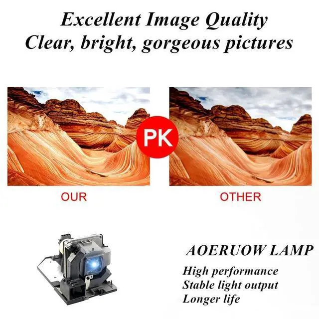 Alt view image 4 of 5 - AOERUOW NP29LP / 100013542 Replacement Lamp Bulb with Housing for NEC NP-M362W,NP-M362X,NP-M363W,NP-M363X,M362W,M362X,M363W,M363X Projectors