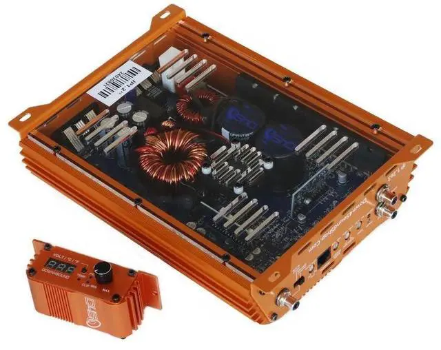 Alt view image 2 of 4 - DOWN4SOUND JP1.2Z3 Orange ^^ 1200W RMS - 4 2 1 Any-OHM Amplifier