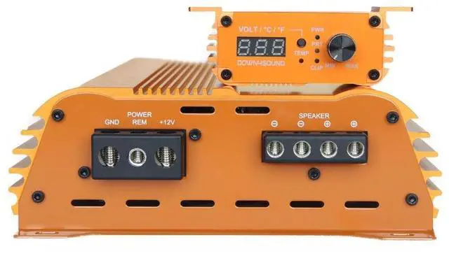 Alt view image 4 of 4 - DOWN4SOUND JP1.2Z3 Orange ^^ 1200W RMS - 4 2 1 Any-OHM Amplifier