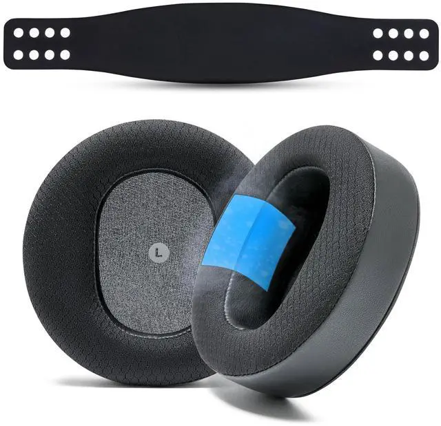 Main image of WC Mod Kit for Maxwell Gen 1 - Cooling Gel Earpads + Silicone Headband Compatible with Audeze Maxwell for Xbox & PS5 Gen 1 by Wicked Cushions ^^ Enhanced Comfort & Cooling ^^ Black
