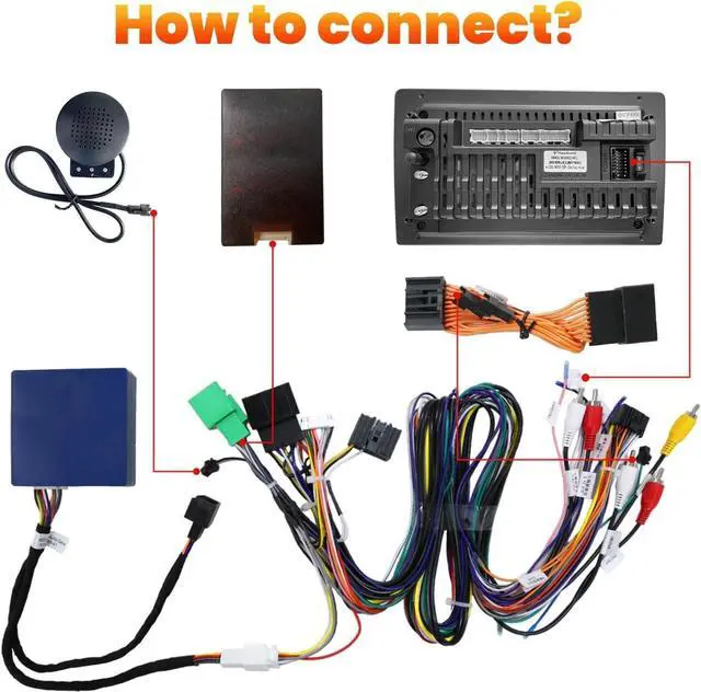 Alt view image 3 of 4 - Fortdows Audio Adapter for Chevy Silverado GMC Sierra 2014-2018 Car Stereo Radio