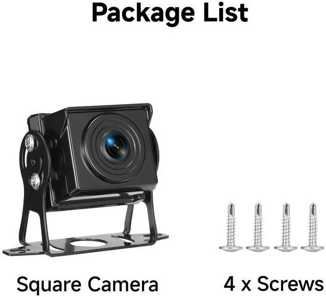 Alt view image 3 of 4 - Venluna Wired Backup Camera for RV Camera System, Square Rectangular Back View Camera, Only for ASIN B0FRYC9C18, B0FYPC7KV6