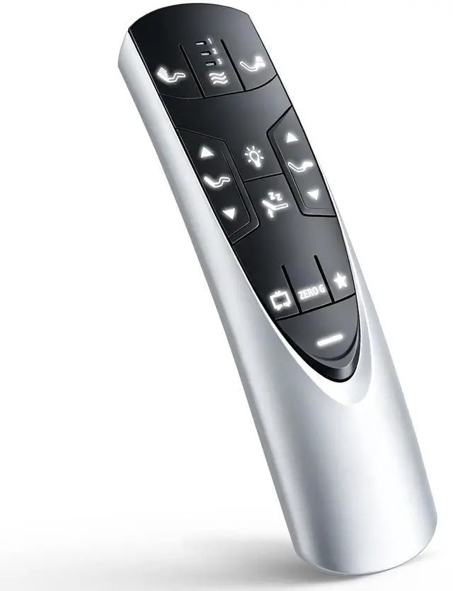 Main image of FQOUG RF358A RF502A Replacement Remote Control for Tempurpedic Ergo or Ergo Extend Adjustable Bed Base, JLDK.33.01.36 RF502A / JDLK.33.01.18 RF358A, Backlit Keys