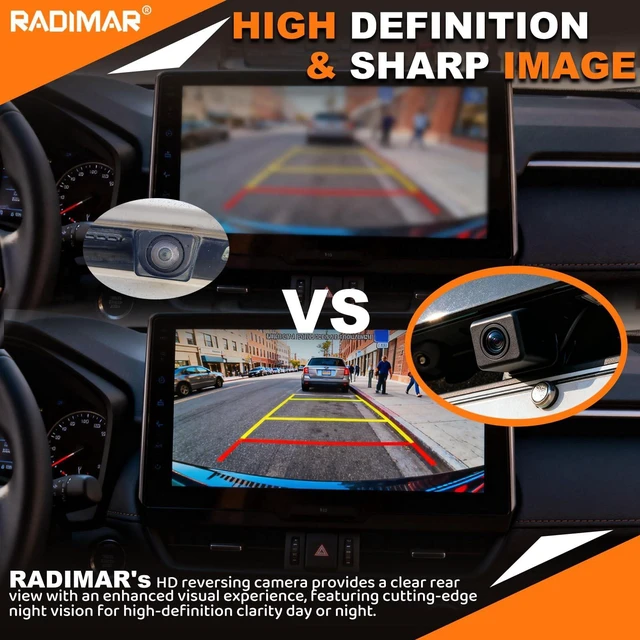 Alt view image 5 of 5 - RADIMAR 39530T7MH01 Parking Rear View Camera for Honda HR-V (2015-2019),Vezel (2014-2022) Adopt Glass Lens, IP86 Water Resistance, Imported Chip 39530-T7M-H01 Rear Park Assist Back Up Camera