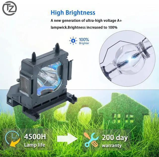 Alt view image 2 of 5 - TZRSQL Original LMP-H202 LMP-H201 Replacement Projector Lamp Bulb for Sony VPL-HW30AES HW30ES HW50ES HW55ES VW95ES HW30 HW30ES SXRD HW40ES HW10 VW80 HW15 VW85 GH10 HW20 VW90ES VW70 with Housing