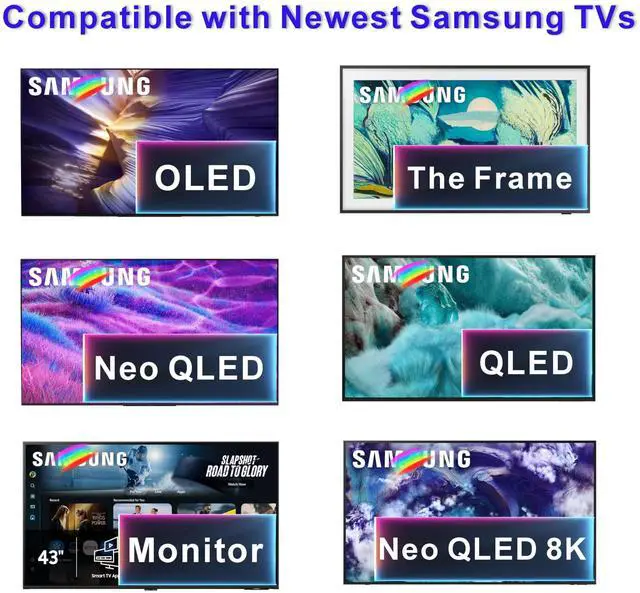 Alt view image 3 of 5 - Vision AI Solarcell Replacement Compatible with Samsung TV Remote Control 2025-2019, Self-Charging Samsung Smart TV Remote, Solar Powered, Voice, USB-C Rechargeable, Fast Charging. 2-Year