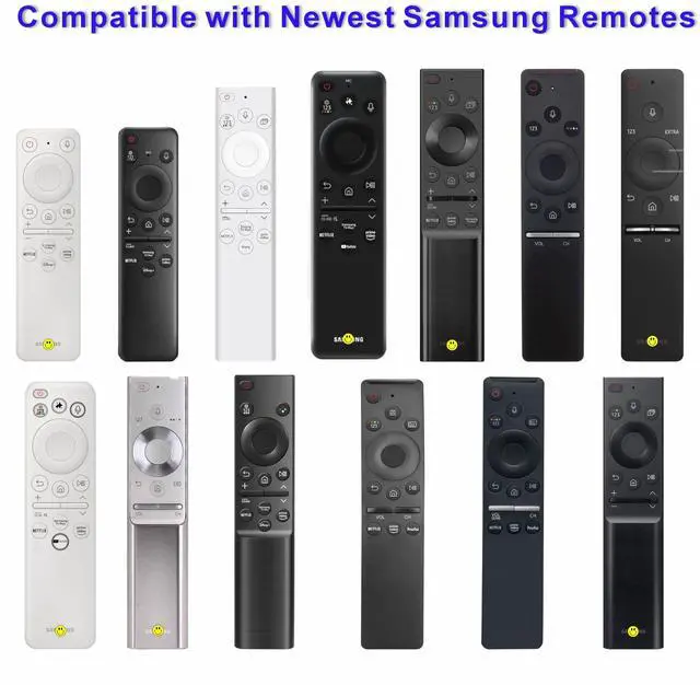 Alt view image 4 of 5 - Vision AI Solarcell Replacement Compatible with Samsung TV Remote Control 2025-2019, Self-Charging Samsung Smart TV Remote, Solar Powered, Voice, USB-C Rechargeable, Fast Charging. 2-Year