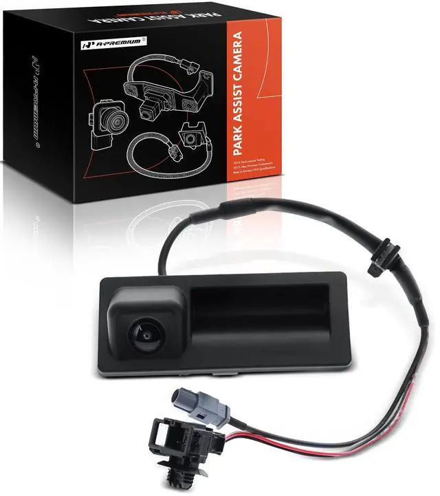 Main image of A-Premium Park Assist Camera Rear View Backup Reverse Camera Compatible with Volkswagen Models - Tiguan 2012-2017, Tiguan Limited 2018 - without Navigation