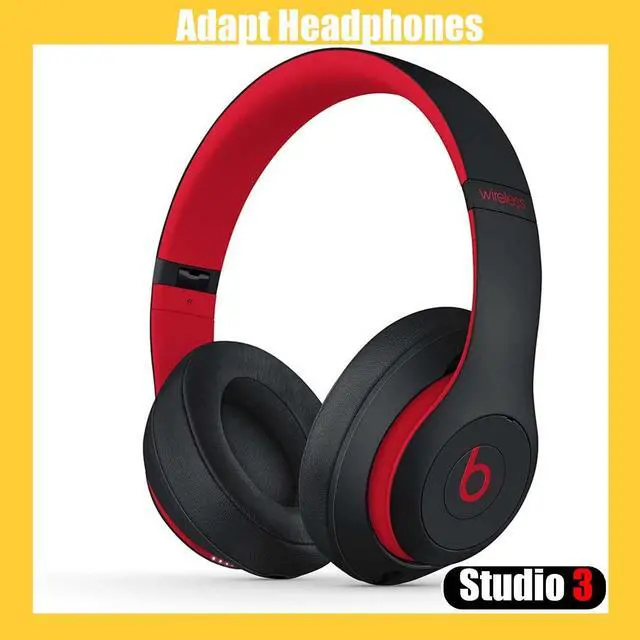 Alt view image 2 of 5 - Studio 3 Headband Replacement Parts Studio3 Headband Original Top Arch Band Accessories Repair Kit Compatible with Studio3 Headphones. (Defiant Black-Red)