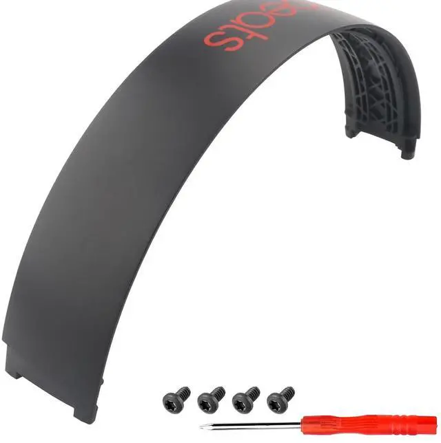 Alt view image 4 of 5 - Studio 3 Headband Replacement Parts Studio3 Headband Original Top Arch Band Accessories Repair Kit Compatible with Studio3 Headphones. (Defiant Black-Red)