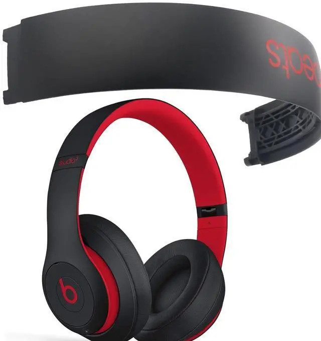Alt view image 3 of 5 - Studio 3 Headband Replacement Parts Studio3 Headband Original Top Arch Band Accessories Repair Kit Compatible with Studio3 Headphones. (Defiant Black-Red)