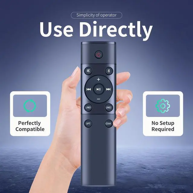 Alt view image 4 of 5 - ZWP Replacement Remote Control fit for Edifier S1000MKII Audiophile Active Bookshelf 2.0 Speakers 4004988