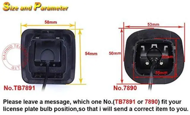 Alt view image 3 of 5 - Super HD Backup Camera with Night Vision 170 Wide Rear View Reversing Camera Replacement for BMW X5 E70 X6 E71 2011/X1 E84 325d 2012(NO.7890)